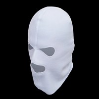 Шлем-маска флис Самурай (белый)