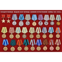 Комплект 28 медалей ВОВ