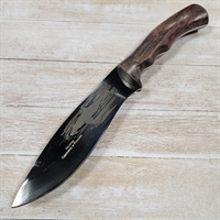 Нож Акула-4 (орех) ст.65х13 (г.Кизляр)
