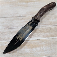 Нож Тигр-2 (орех) ст.65х13 (г.Кизляр)