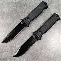 Нож тактический 2000 ст.440С Чёрный (GB) (микс)