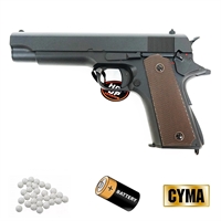 Пистолет страйкбольный CYMA Colt 1911 AEP (ЭЛЕКТРО) кал.6мм