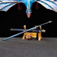 Катана сувенирная Tanto Blue Dragon (Синий Дракон) ст.440С