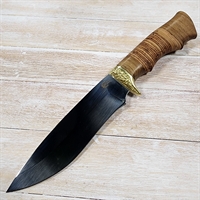 Нож Близнец ст.65х13 (береста) (Сёмин)