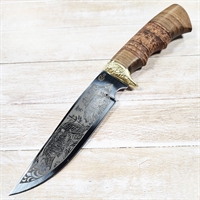Нож Легионер ст.65х13 (береста/гравировка) (Сёмин)