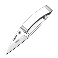 Нож складной Флеш (зажим для денег) (белый)