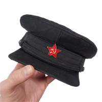 Фуражка Сталинка (чёрная) (РЕПРО СССР)