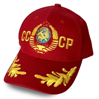 Бейсболка СССР (красный)