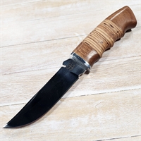 Нож Клещ ст.95х18 (орех/береста) (Русский Нож)