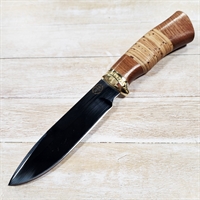 Нож Охота ст.95х18 (орех/береста) (Русский Нож)