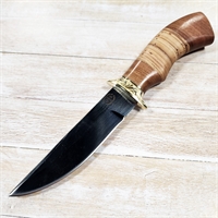Нож Турист ст.95х18 (орех/береста) (Русский Нож)