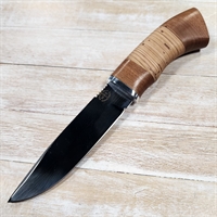 Нож Вихрь ст.95х18 (орех/береста) (Русский Нож)