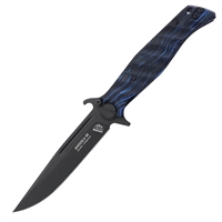 Нож складной Финка-М ст.D2 (синий) (НОКС)