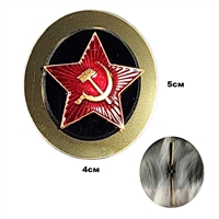 Кокарда Морская пехота Звезда СССР (пластиковая накладка) (МП)