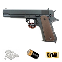 Пистолет страйкбольный CYMA Colt 1911 AEP (ЭЛЕКТРО) кал.6мм CM123