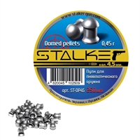 Пули STALKER Domed PELLETS 4,5мм 0,45гр (250 шт.) ST-DP45