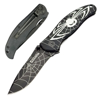 Нож складной Frost Cutlery с пауком 3075 ст.440 143968