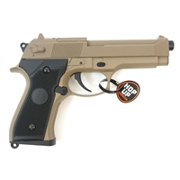 Пистолет страйкбольный CYMA Beretta M92 AEP TAN (ЭЛЕКТРО) кал.6мм CM126TN