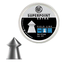 Пули RWS Superpoint Extra 4.5мм 0,53гр. (500шт.) RWS Superpoint Extra