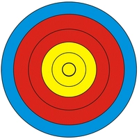 Мишень лук/арбалет FITA 61 см. (66х66см) (Бумага) 876926
