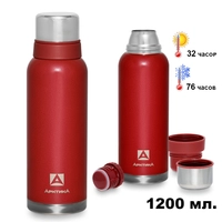 106-1200RD Термос Арктика питьевой 1,2л. (красный) 106-1200-RD