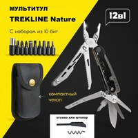 Мультитул TREKLINE Nature (12 в 1) (Огниво) 20362