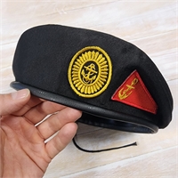 Берет чёрный (сувенирный) (ВМФ) (кокарда уголок вышивка) (53-56) 03190055