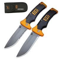 Нож складной Bear Grylls ст.440C (Gerber)  (Серейтор) M9630