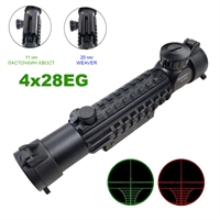Прицел оптический Bestsight 4х28ЕG с подсветкой (тактика) 69385