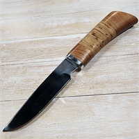 Нож Грибник ст.95х18 (орех/береста) (Русский Нож) РН04