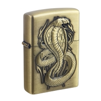 Зажигалка бензиновая Кобра (змей в огне) 10562542