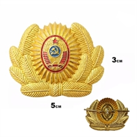 Кокарда (краб) образца 1977 года для сотрудников МВД СССР оригинал 222140