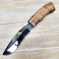 Нож Тапир ст.95х18 (орех/береста) (Русский Нож) РН36