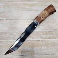 Нож Аллигатор ст.95х18 (орех/береста) (Русский Нож) РН39