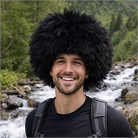 Папаха Дагестанская Элитная (чёрная) 85871