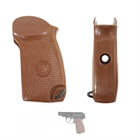 Пластиковая коричневая рукоятка для ПМ, МР-371 (со звездой) 3713715