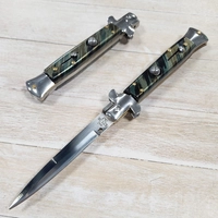 Нож складной Stiletto Emerald Marble ст.440С (AKC) 5263