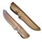 ЧН-10Н коричневый Чехол для ножа закрытый L-15,5 см - фото 1093646