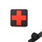 Шеврон нашивка Красный крест (на аптечку) (патч) на липучке - фото 1093710