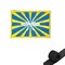 Шеврон нашивка Флаг ВВС РФ на липучке - фото 1102370