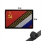 Шеврон нашивка Флаг СССР / Россия (патч) на липучке - фото 1196916