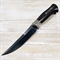 Нож нескладной Охотник ст.95х18 (чёрный граб) LEMAX - фото 1208374