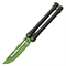 Нож Бабочка Богомол ст.420 (МК) (зелёный) - фото 1231062