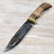Нож Лазутчик ст.65х13 (береста/гравировка) (Сёмин) - фото 1242643