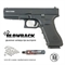 Страйкбольный пистолет KJW Glock G17 Black (Green Gas) кал.6мм - фото 1265935