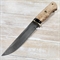 Нож нескладной Чибис ст.Дамасская (карел. берёза) LEMAX - фото 1290459