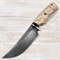 Нож нескладной Восточный ст.Дамасская (карел. берёза) LEMAX - фото 1290461