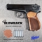 Пневматический пистолет МР-654К-20 (Рукоять орех) кал.4,5мм - фото 1300822