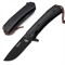 Нож складной Крот ст.65х13 (Чёрный) (Витязь) - фото 1303997