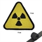 Шеврон нашивка Знак радиационной опасности (патч) на липучке - фото 1314486